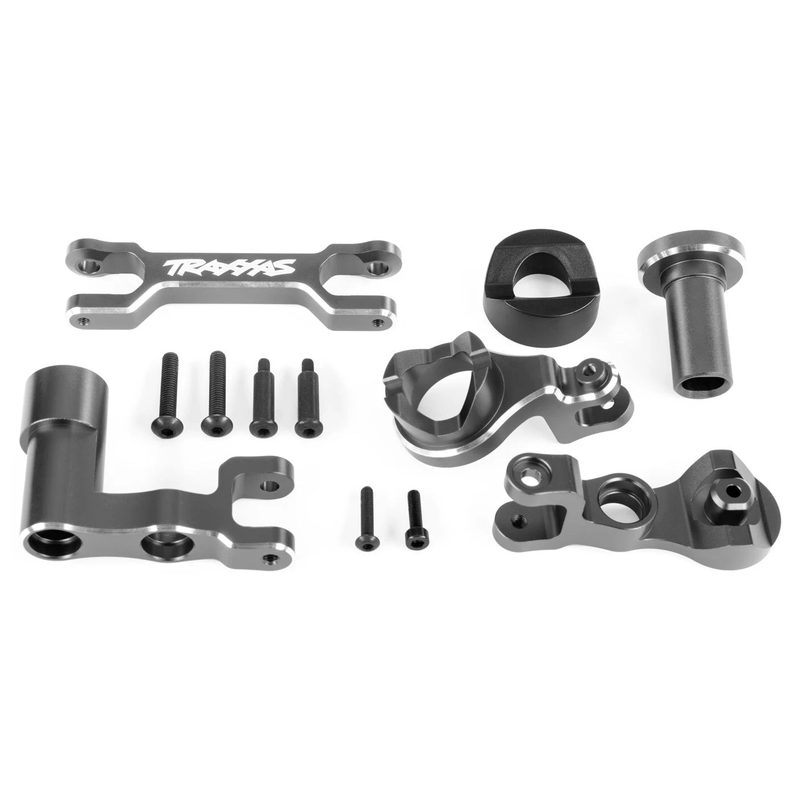 Traxxas X-Series Gray Aluminum Steering Bellcrank Assembly TRA7843-GRAY Traxxas X-Series Gray Aluminum Steering Bellcrank Assembly TRA7843-GRAY