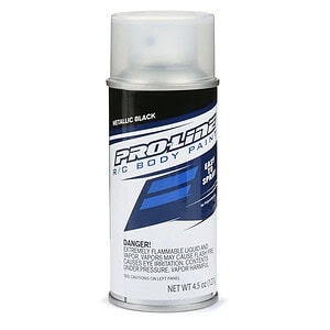 Pro-Line RC Body Metallic Black Aerosol Paint 4.5oz PRO643702