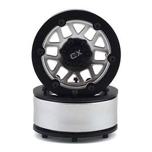 Incision 1.9 KMC Machete Plastic Beadlock Wheels - Satin Silver