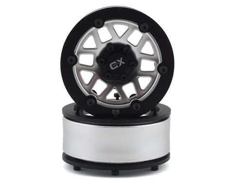 Incision 1.9 KMC Machete Plastic Beadlock Wheels - Satin Silver