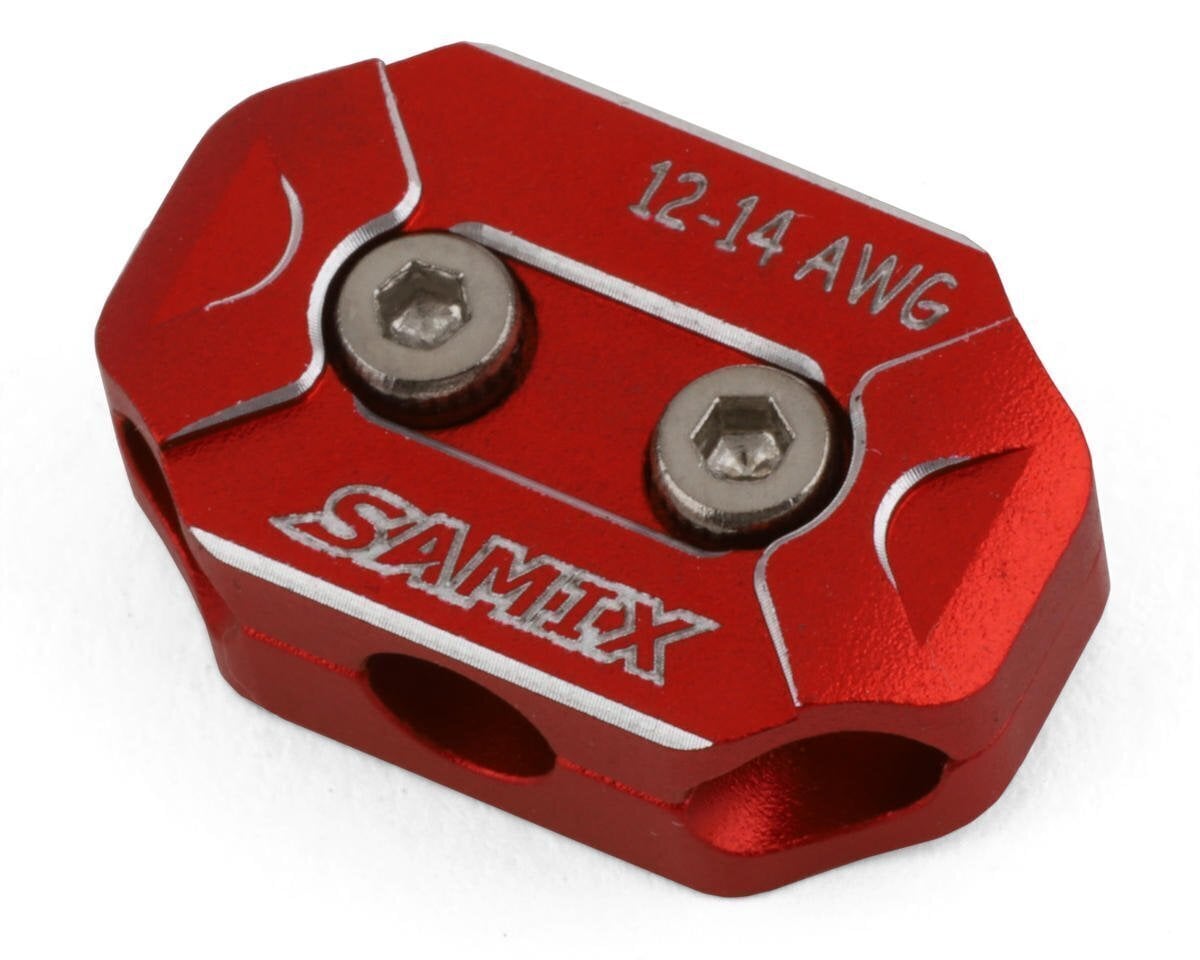 Samix 12-14AWG Motor Wire Organizer Clamp (Red) SAMWO-001-RD - samwo-001-rd1 Samix 12-14AWG Motor Wire Organizer Clamp (Red) SAMWO-001-RD