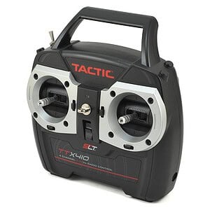 Radio control transmitter for RC cars, 4-channel, 2.4GHz radio control.