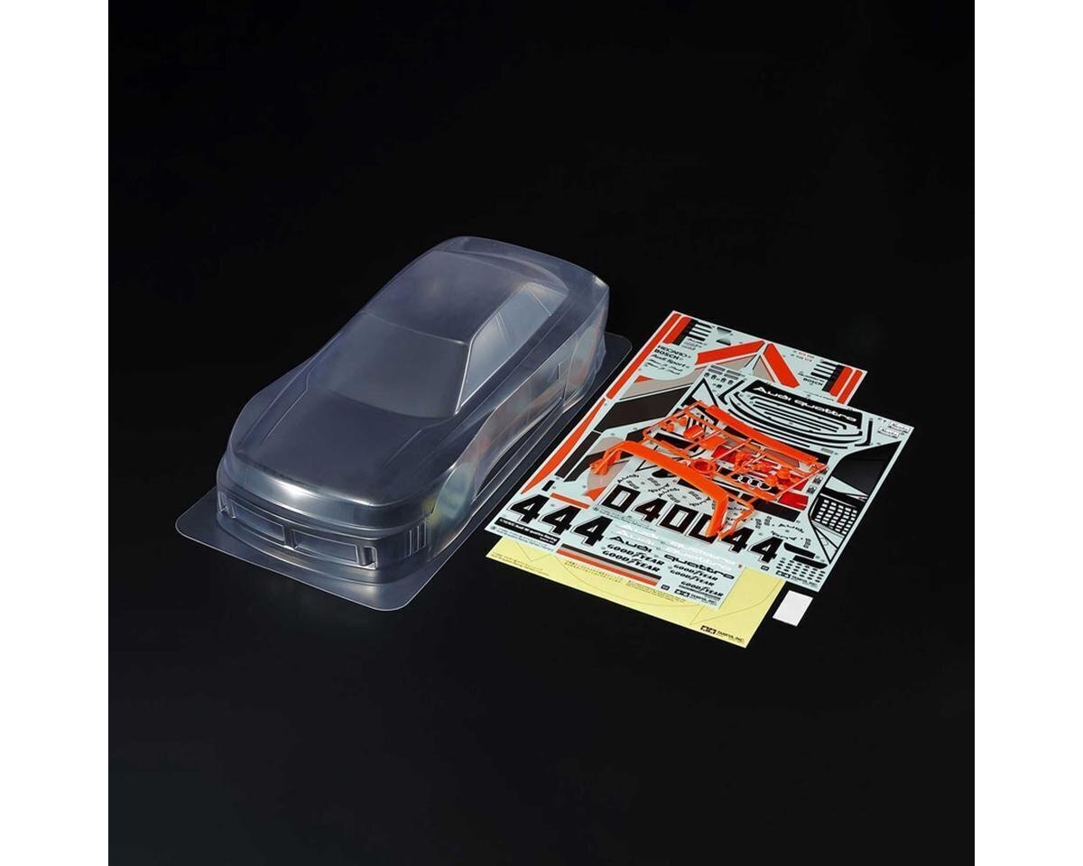 Tamiya TT-02 1/10 Audi 90 Quattro Racing Touring Car Set - TAM51751 - Body (Clear)