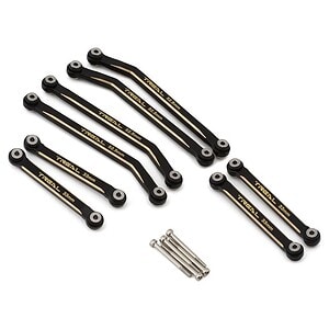 Treal Hobby Axial AX24 Brass High Clearance Suspension Links Set X003SX7ODN - Black
