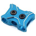 Yeah Racing Aluminum 12-14 Gauge Wire Clamp (Blue) (Type A) YA-0485BU