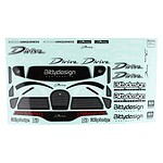 Bittydesign Divina 1/8 Supercar for Arrma Vendeta/Infraction 3S BDYAR8DIV Body (Clear)