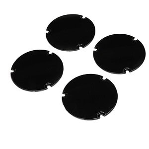 Losi Wheel Cover Set - Black: 22S Sprint LOS-2886