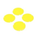 Losi Wheel Cover Set Yellow: 22S Sprint LOS-2887