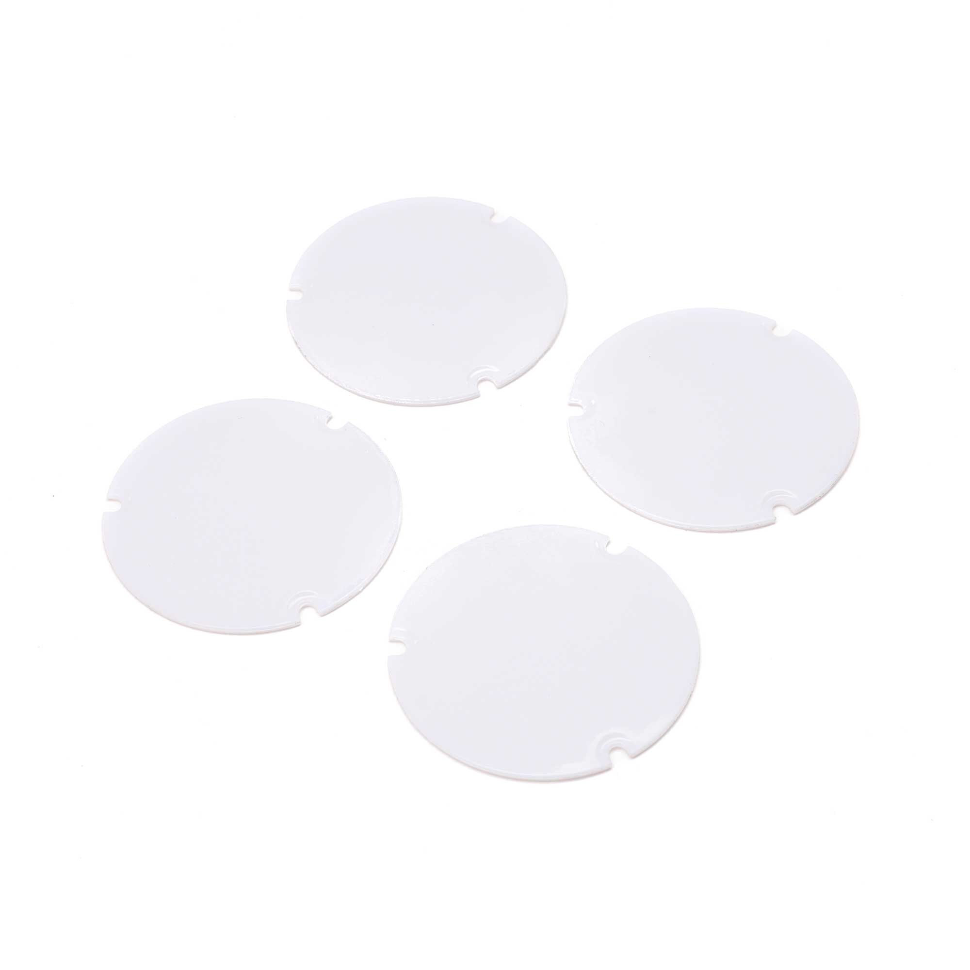 Losi Wheel Cover Set White: 22S Sprint LOS2888