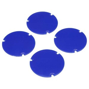 Losi Wheel Cover Set - Blue: 22S Sprint LOS-2889