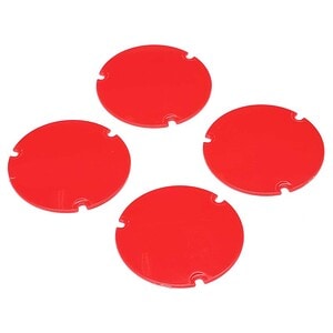 Losi 22S Sprint Wheel Cover Set - Red