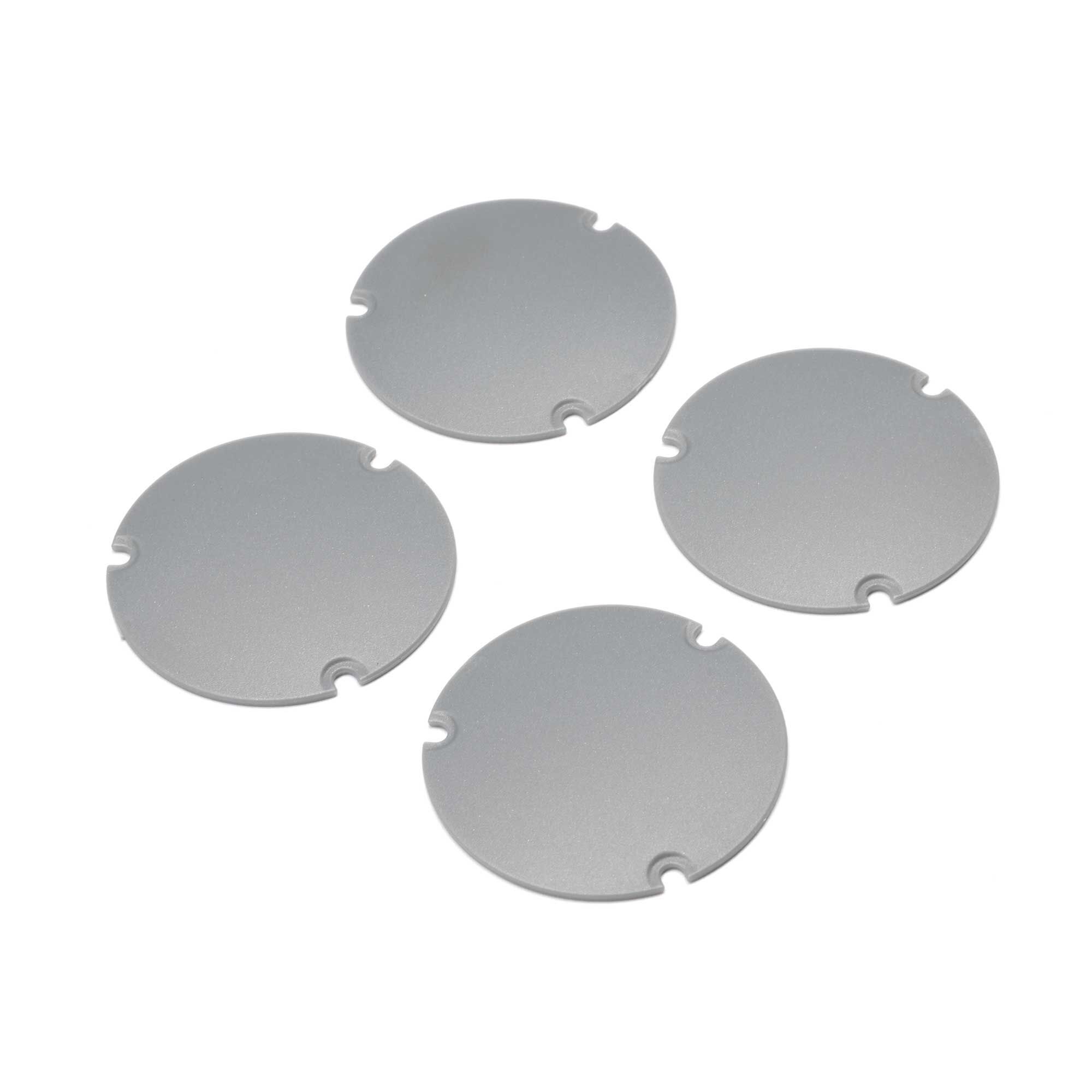 Losi Wheel Cover Set Silver: 22S Sprint LOS-2891