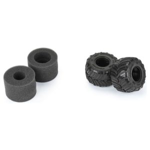 Pro-Line Dreadnaught 1/18 1.25"/1.75" F/R MT Tires (2): Mini LMT