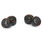 Pro-Line Goodyear Eagle Option Tire 1/12 F/R MTD Gray Wheels (4): Losi Nascar