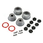 Pro-Line 1:10 Raid Bead-Loc Front/Rear 2.2 inch/3.0 inch SC Wheels - Red/Gray (2pcs) - pro281105_a3_i9cncnx81 Pro-Line 1:10 Raid Bead-Loc Front/Rear 2.2 inch/3.0 inch SC Wheels - Red/Gray (2pcs)