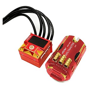 Furitek SlideVolt 1/10 Drift Sensored Brushless ESC & Motor Combo Red FTK-FUR-2658