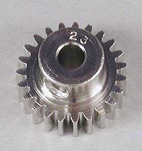 High-quality 23-tooth gear for RC cars and hobby models.