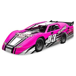 1/10 Slash Late Model RTR 2WD Dirt Oval Racer Pink