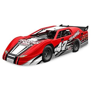 1/10 Slash Late Model RTR 2WD Dirt Oval Racer Red