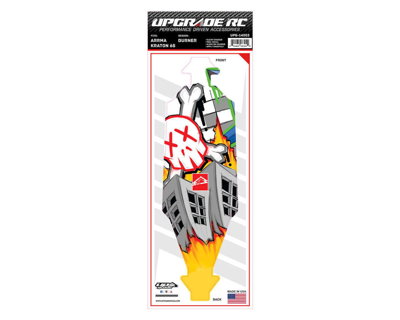 UpGrade RC Chassis Protector for ARRMA™ Kraton 6S (Burner)