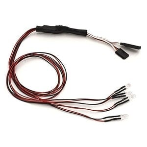 Kyosho LED Light Unit (Φ5/4 Bulbs/L=400/Clear) 97054-4C