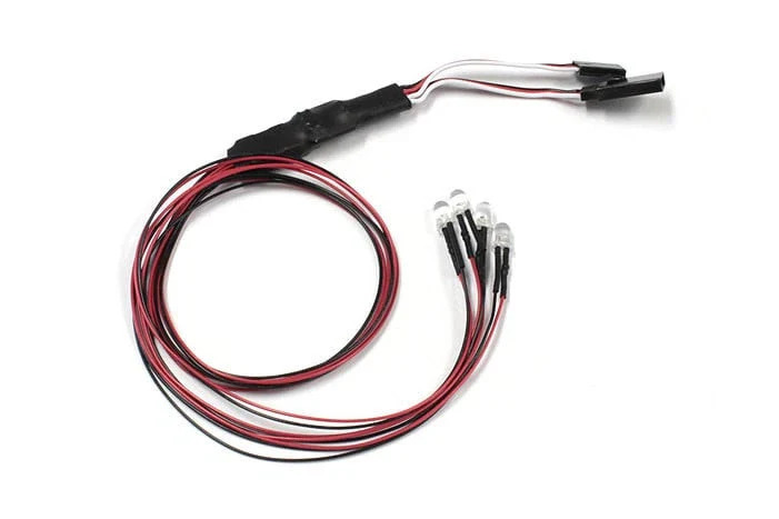 Kyosho LED Light Unit (?5/2 Bulbs/L=400/Clear) KYO97054-2C
