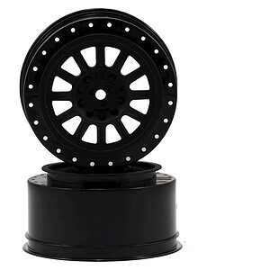 JConcepts 12mm Hex Rulux Short Course Wheels (Black) (2) (SC5M) JCO3332B