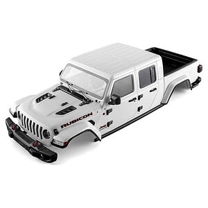 Highly detailed RC Jeep Rubicon replica for off-road enthusiasts. Perfect for remote control car racing and display.
