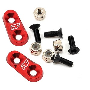Protoform Aluminum Wing Mounts for 1:10 Bodies Red PRM6054-00