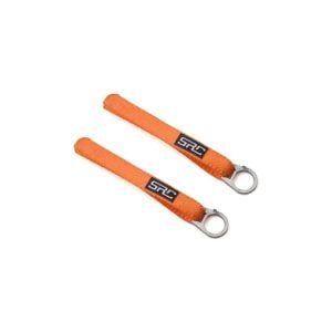 Sideways RC Scale Drift Nylon Tow Sling w/Steel Ring (Orange) (2) (SRC Sideways RC)