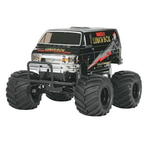 1/10 Tamiya Lunch Box Black Edition 2WD Electric Monster Truck Kit TAM58546