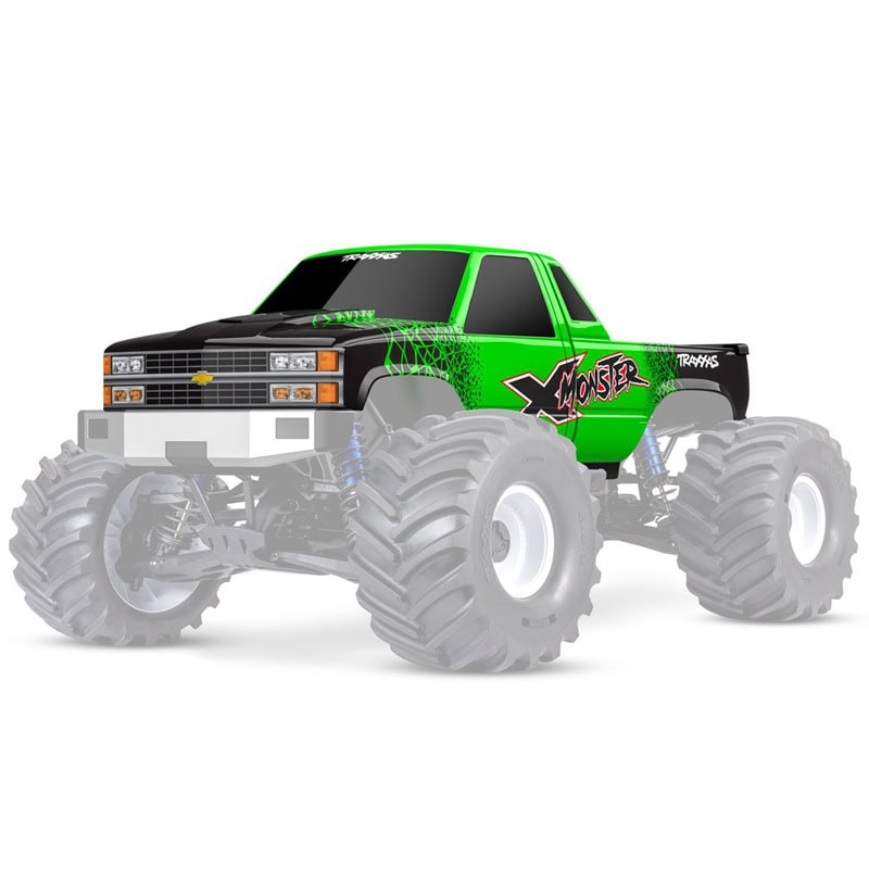 Traxxas X-Maxx MT Chevrolet GMT400 CK Truck Body Green Pre-Painted