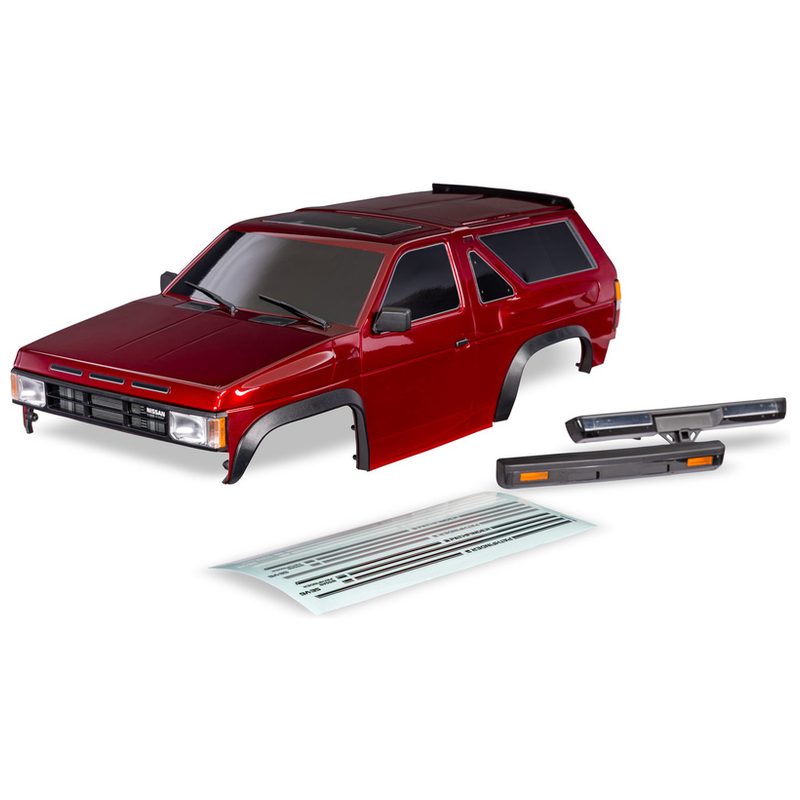 Traxxas Nissan Pathfinder 1988 complete Red Body Pre-Painted TRA11011-RED