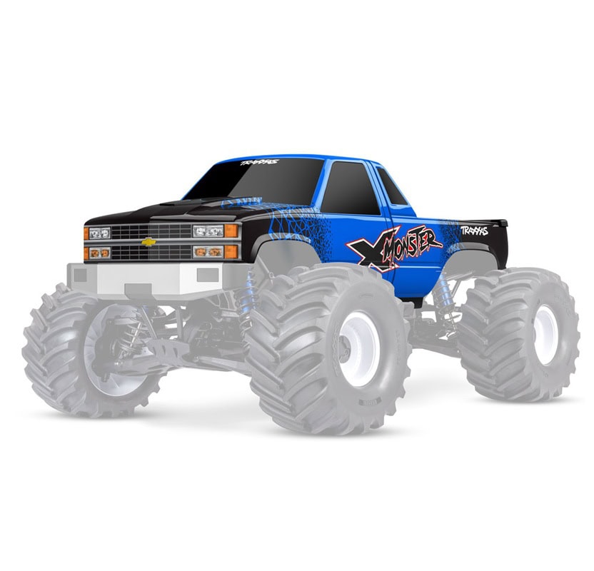 Traxxas X-Maxx MT Chevrolet GMT400 CK Truck Body Blue Pre-Painted