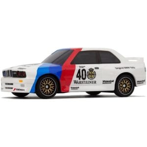 1/64 HPI Nano-TTR 1987 BMW M3 E30 Warsteiner RTR Electric 2WD Micro Touring RC Car White