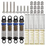 Hot Racing Aluminum 25mm Adjustable Shocks for Axial SCX30 SXTY25GP