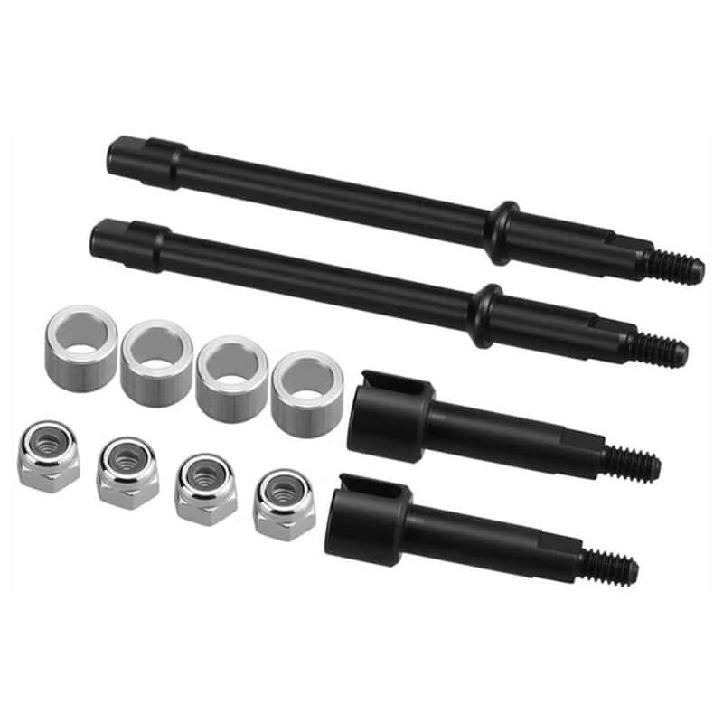 Hot Racing +4mm Steel Drive Stub SCX30 HRASXTY39AW04