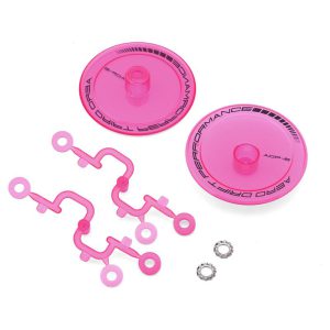 DS Racing Flat Aero Drift Wheel Covers (Flu Pink) (2) DSC-ADP-BTFP-BF