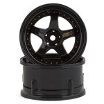 DS Racing 5 Spoke Tri Black/Gold Rivets DSC-DE-007