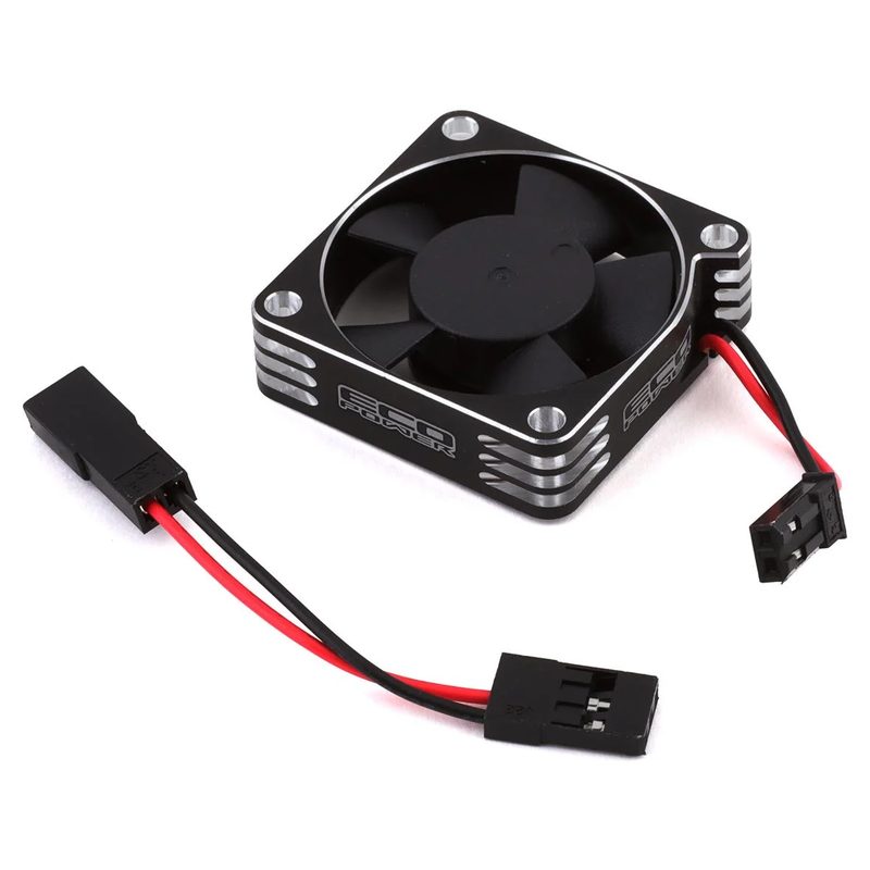 EcoPower Aluminum 35mm High Speed HV Cooling Fan Silver/Black