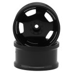 Hayashi Garage Euro VIP Dish Style 1/10 Drift Wheels (Black) (2) (8mm Offset) w/12mm Hex