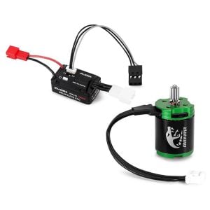 Injora Axial SCX30 MBL32-NANO ESC & 1621 Green Viper Brushless Combo 3600kV