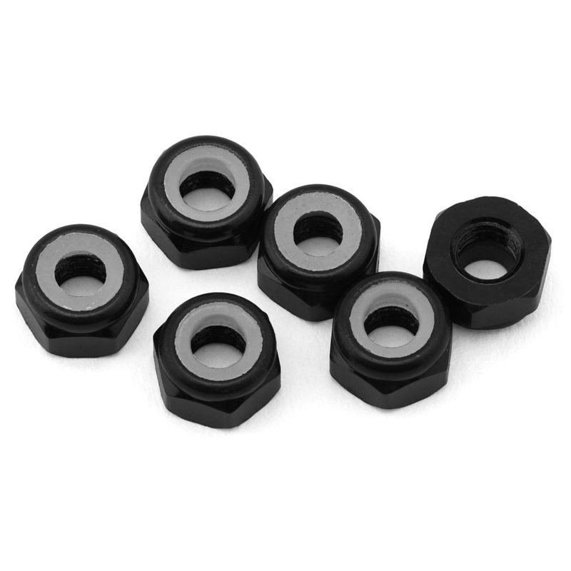 J&T Bearing Co. 3mm 7075 Aluminum Lock Nuts Black JTB-JT12825-B