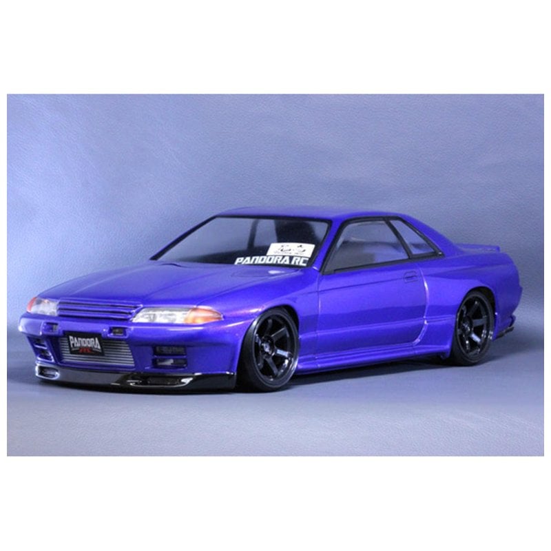 Pandora RC 1/10 Nissan Skyline BNR32 GT-R Drift Body Set (Clear)
