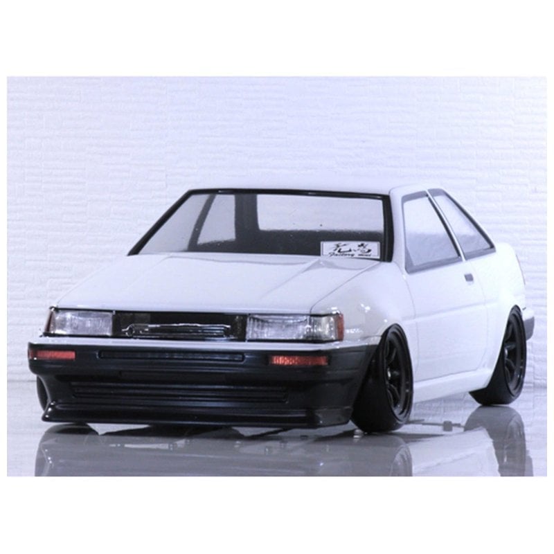 Pandora RC 1/10 Toyota AE86 Corolla Levin 2-Door 257-260mm Drift Body Set (Clear)