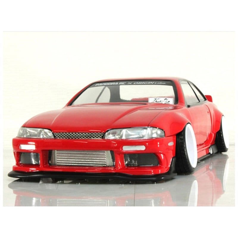 Pandora RC 1/10 Nissan Silvia S14 Early Model ORIGIN Labo. Drift Body Set (Clear)