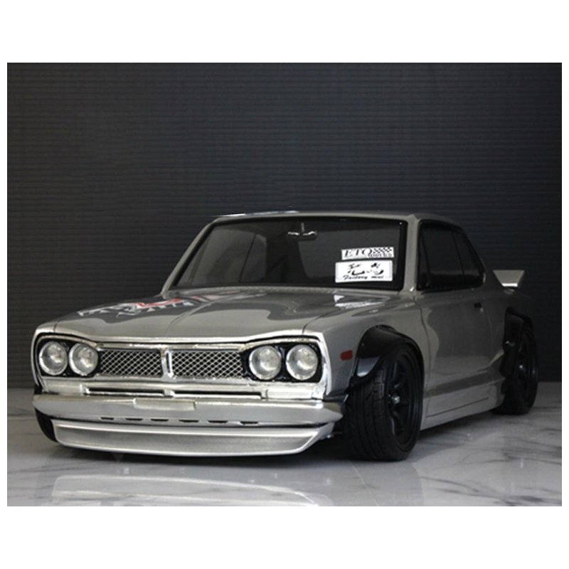 Pandora RC 1/10 Nissan Skyline KPGC10 HT 2000GT-R "Hakosuka" Drift Body Set (Clear)