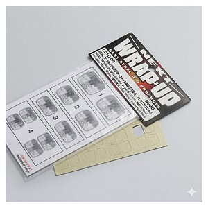 REAL 3D Head Light Square Type-B (17/13/10mm) w/Musk Sheet 0010-08