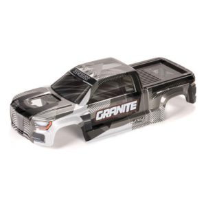 Arrma GRANITE 4X4 Clipless Painted Decaled Trimmed Body (Gun Metal) ARA-1623