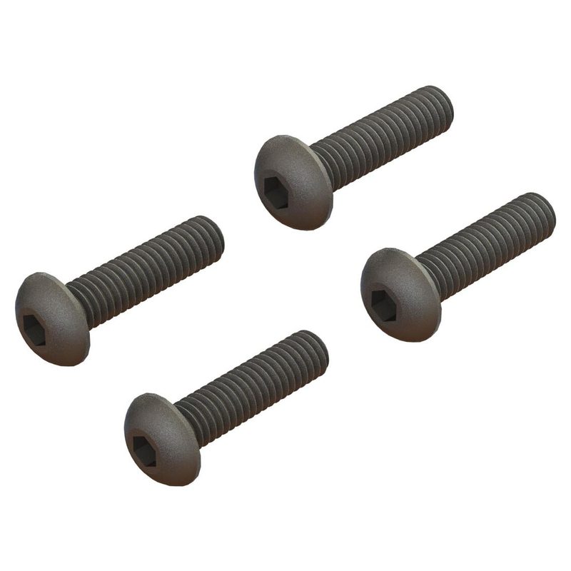 Arrma Button Head Screw M4x16mm (4pcs) ARA721416